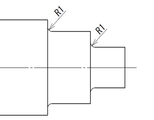 【Before】ノーズRに合わせたR加工によるコストダウン